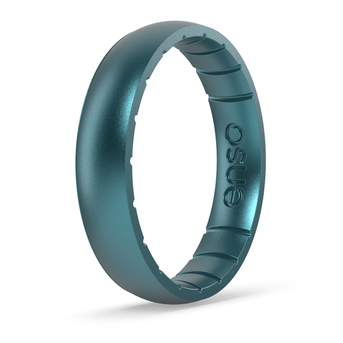 Birthstone Classic Thin Silicone Ring - Alexandrite