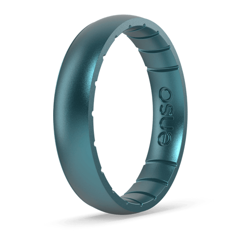 Birthstone Classic Thin Silicone Ring - Alexandrite