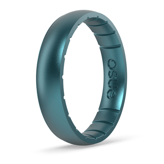Birthstone Classic Thin Silicone Ring - Alexandrite