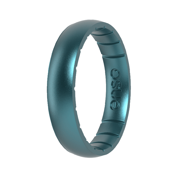 Birthstone Classic Thin Silicone Ring - Alexandrite