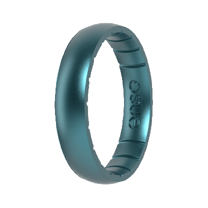 Birthstone Classic Thin Silicone Ring - Alexandrite