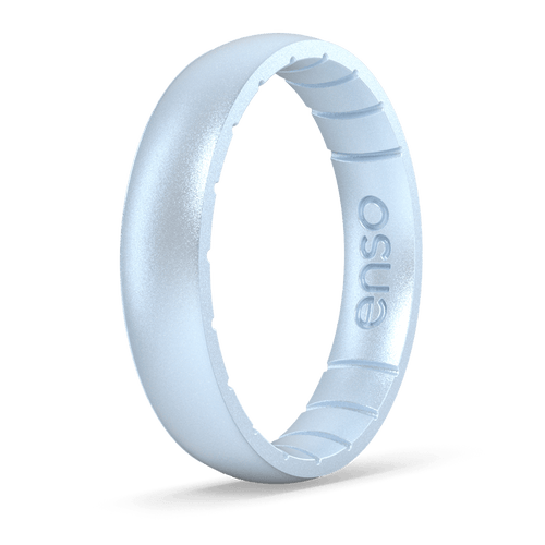 Birthstone Classic Thin Silicone Ring - Diamond