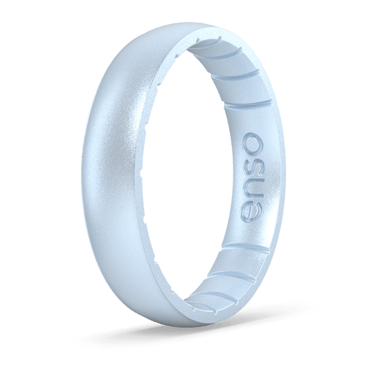 Birthstone Classic Thin Silicone Ring - Diamond