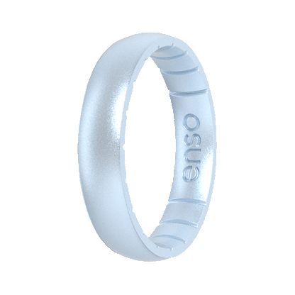 Birthstone Classic Thin Silicone Ring - Diamond