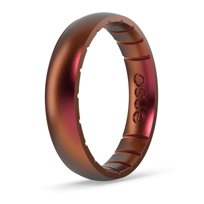 Legends Classic Thin Silicone Ring - Poseidon