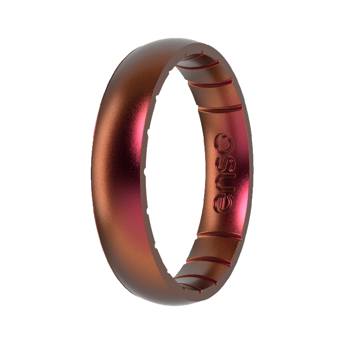 Legends Classic Thin Silicone Ring - Poseidon