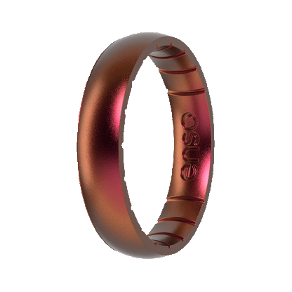 Legends Classic Thin Silicone Ring - Poseidon