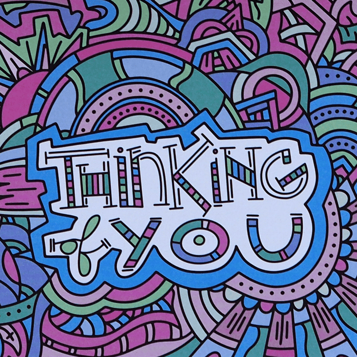 Thinking of you greeting card