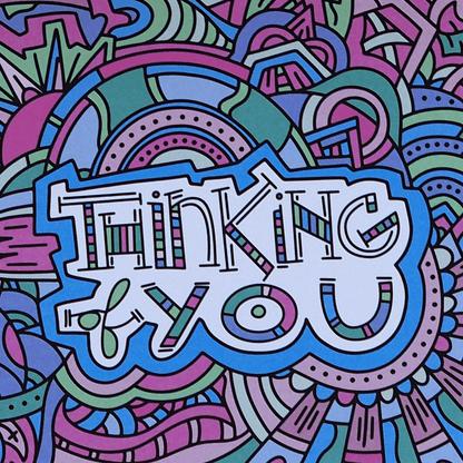 Thinking of you greeting card