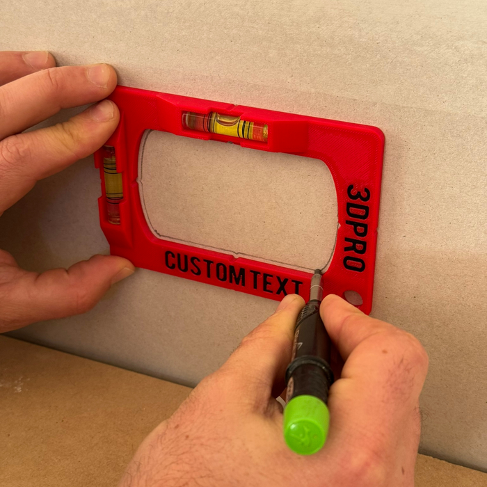 Tile Cut Out Template in real life usage