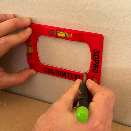 Tile Cut Out Template in real life usage