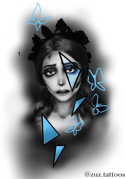 Tim Burton inspired designs by Zuzanna