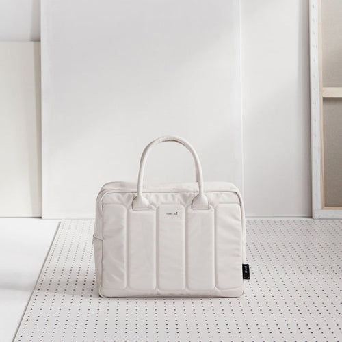 Tinne + Mia  Laptop Bag - Off White