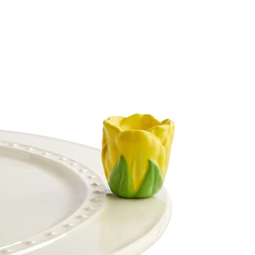 Tiptoe Thru 'Em - Nora Fleming Mini (Yellow Tulip)