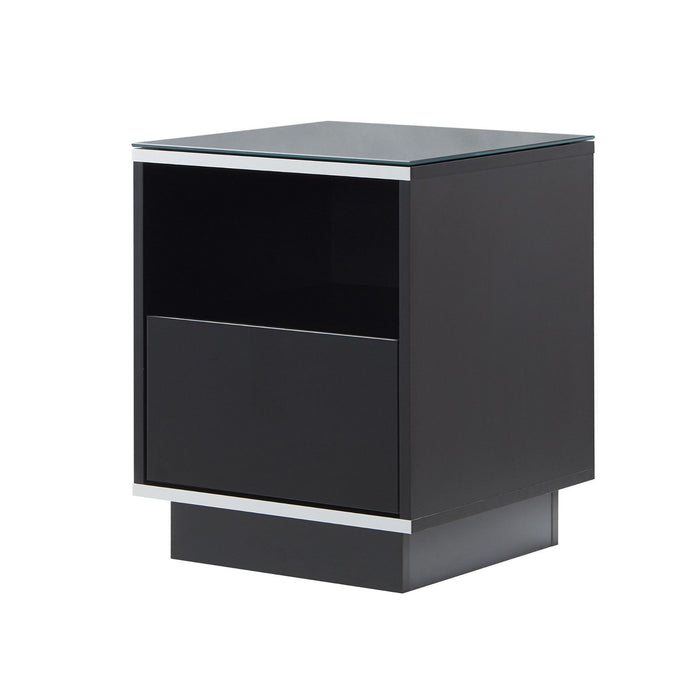 TITAN Side Table Black by Tauris -Home Living Store - -