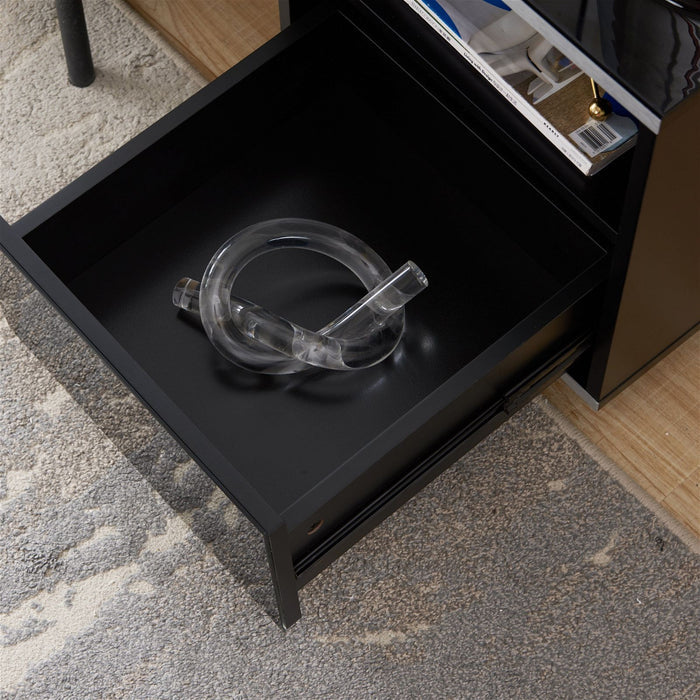 TITAN Side Table Black by Tauris -Home Living Store - -