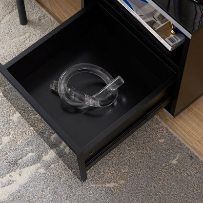 TITAN Side Table Black by Tauris -Home Living Store - -