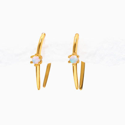 Todos Santos Opal Hoops
