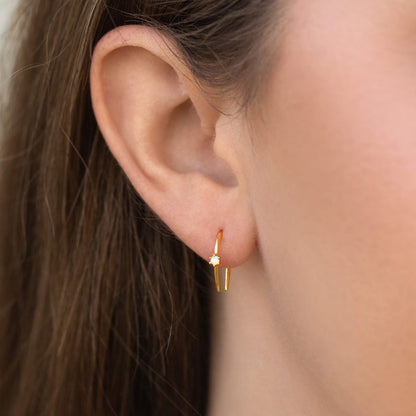 Todos Santos Opal Hoops