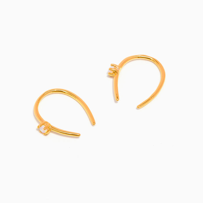 Todos Santos Opal Hoops