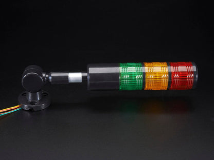 Tower Light - Red Yellow Green Alert Light with Buzzer - 12VDC by The Pi Hut - The Pi Hut