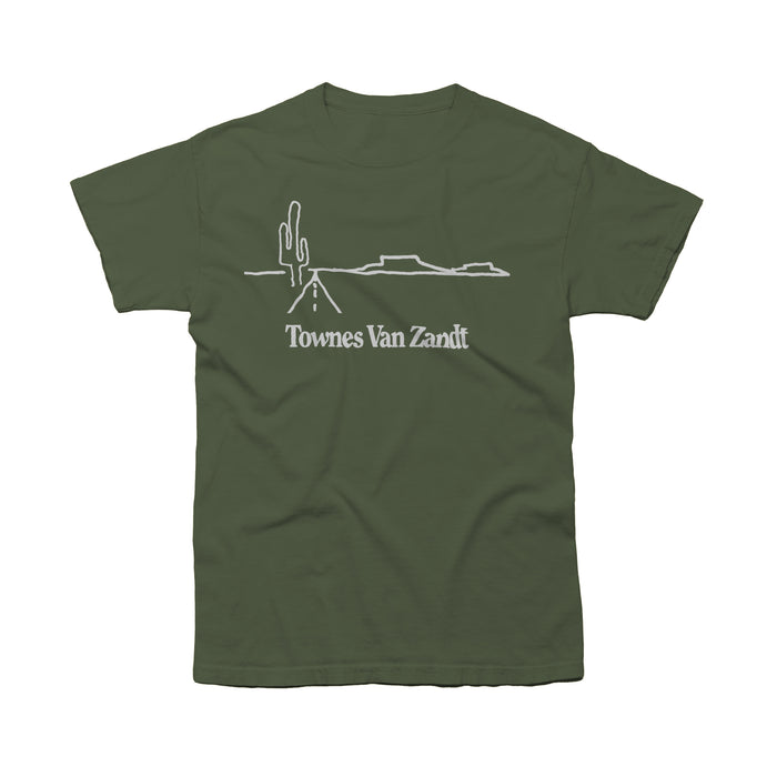 Townes Van Zandt - Townes Van Zandt Cactus | T-Shirt Vinyl & Merch | Fat Possum Records