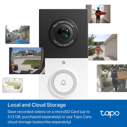 TP-Link Tapo D210 Battery-Powered 2K Video Doorbell