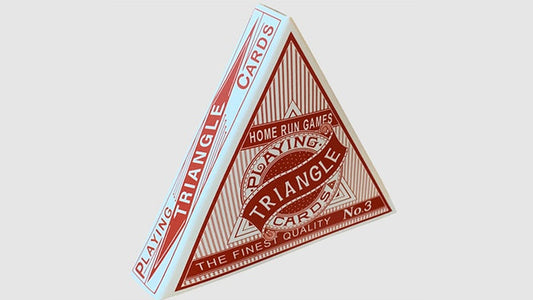 Triangle (Red) Playing Cards Playing Cards by RarePlayingCards.com