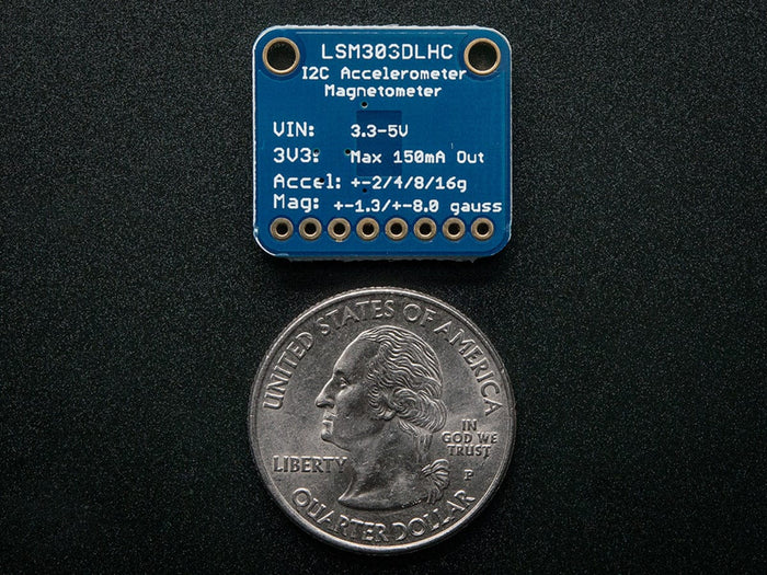 Triple-axis Accelerometer+Magnetometer (Compass) Board - LSM303 [Discontinued] by Adafruit - The Pi Hut