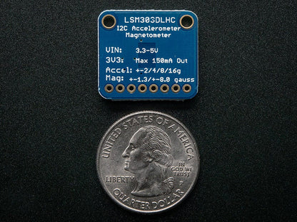 Triple-axis Accelerometer+Magnetometer (Compass) Board - LSM303 [Discontinued] by Adafruit - The Pi Hut
