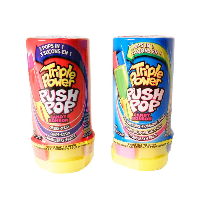 Triple power push pop - 1 unit