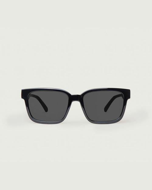 Ink Midnight::Triton Sunglasses rectangle green recycled polyester front