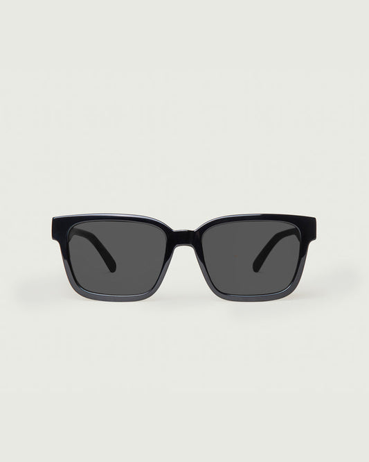 Ink Midnight::Triton Sunglasses rectangle green recycled polyester front