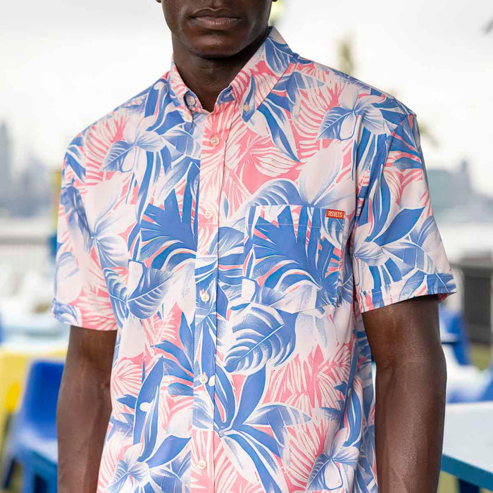RSVLTS RSVLTS Short Sleeve Shirt Tropical Shade – KUNUFLEX Short Sleeve Shirt