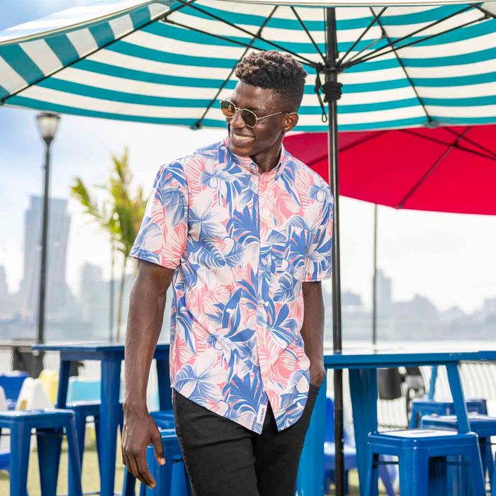 RSVLTS RSVLTS Short Sleeve Shirt Tropical Shade – KUNUFLEX Short Sleeve Shirt