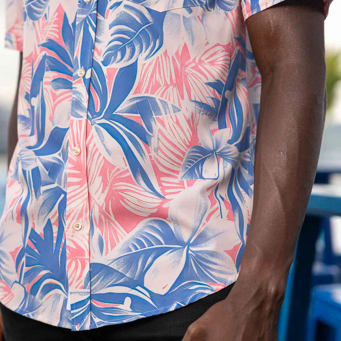 RSVLTS RSVLTS Short Sleeve Shirt Tropical Shade – KUNUFLEX Short Sleeve Shirt