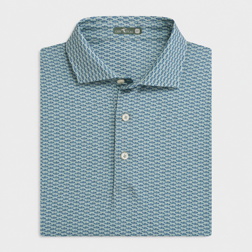 Trout Run Printed Performance Polo