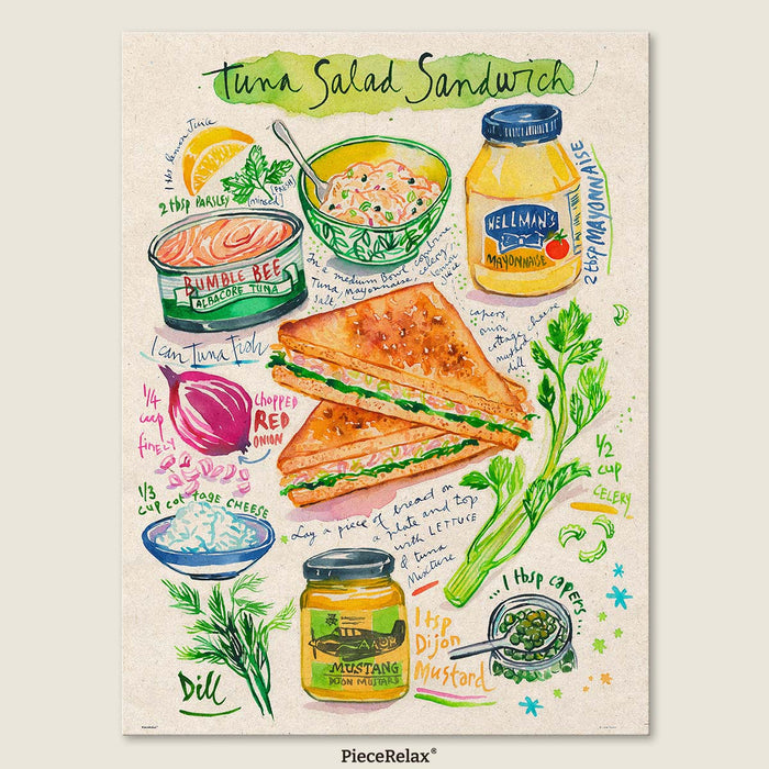 Bread, tuna, veggies, and more — build your dream sandwich with every puzzle piece.