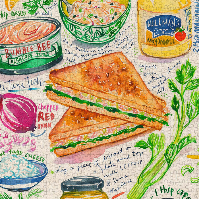 Bread, tuna, veggies, and more — build your dream sandwich with every puzzle piece.