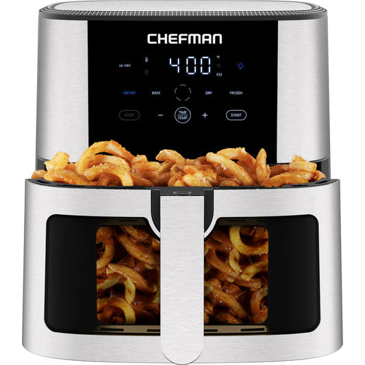 Turbofry® Easy View 8 Qt. Stainless Steel Air Fryer