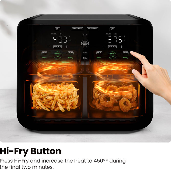 TurboFry® Touch 6 Qt. Dual-Basket Air Fryer