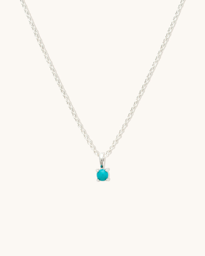 Turquoise Birthstone Necklace
