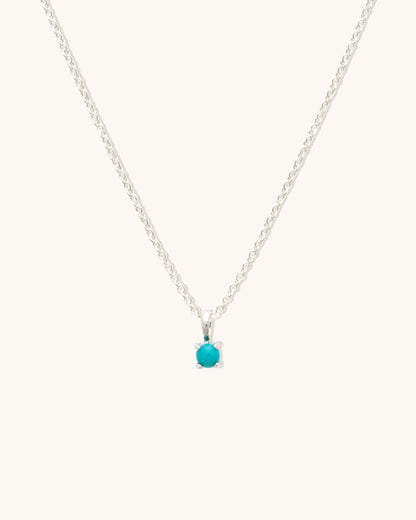 Turquoise Birthstone Necklace