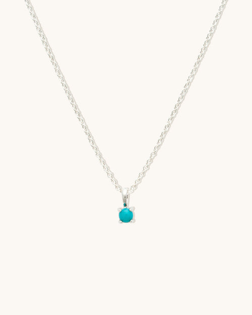 Turquoise Birthstone Necklace