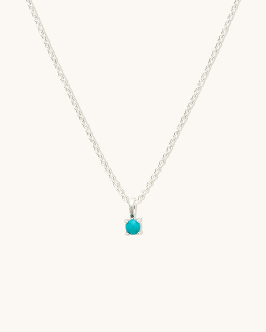 Turquoise Birthstone Necklace