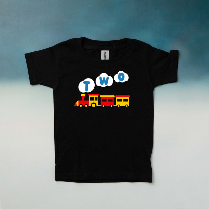 Two Train Personalized 2nd Birthday T-shirt or Bodysuit