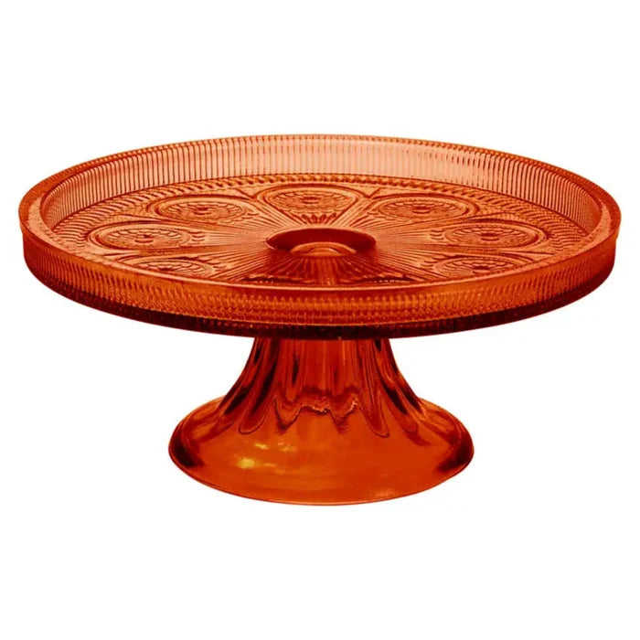 Umber Glass Cake Stand