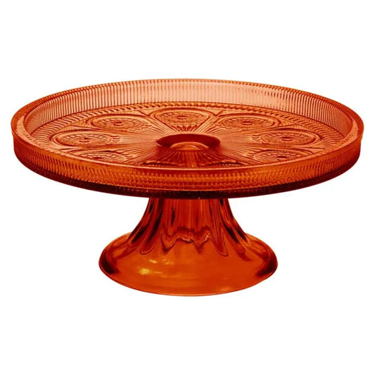Umber Glass Cake Stand