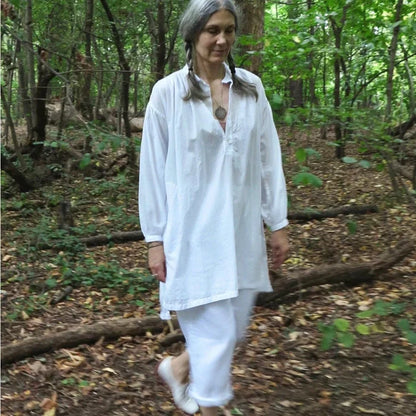 UQNATU Organic Popover Tunic - Black