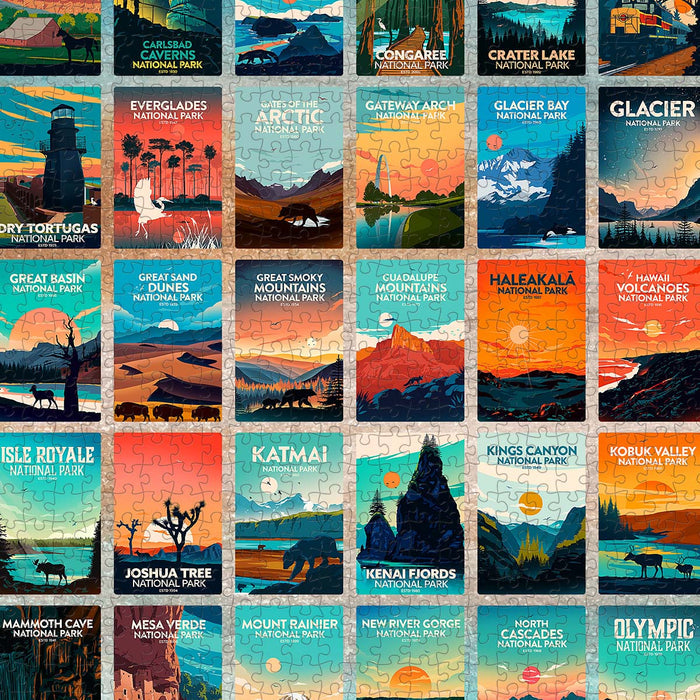 Explore the complete U.S. National Parks puzzle series — perfect for nature lovers and adventure seekers. Start your collection today!